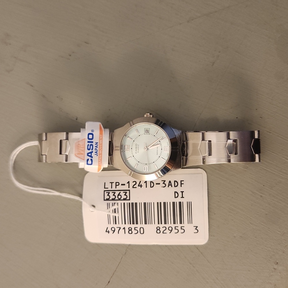 CASIOCASIO Quartz Waterproof Green Analog LTP-1241D-3AUnisex